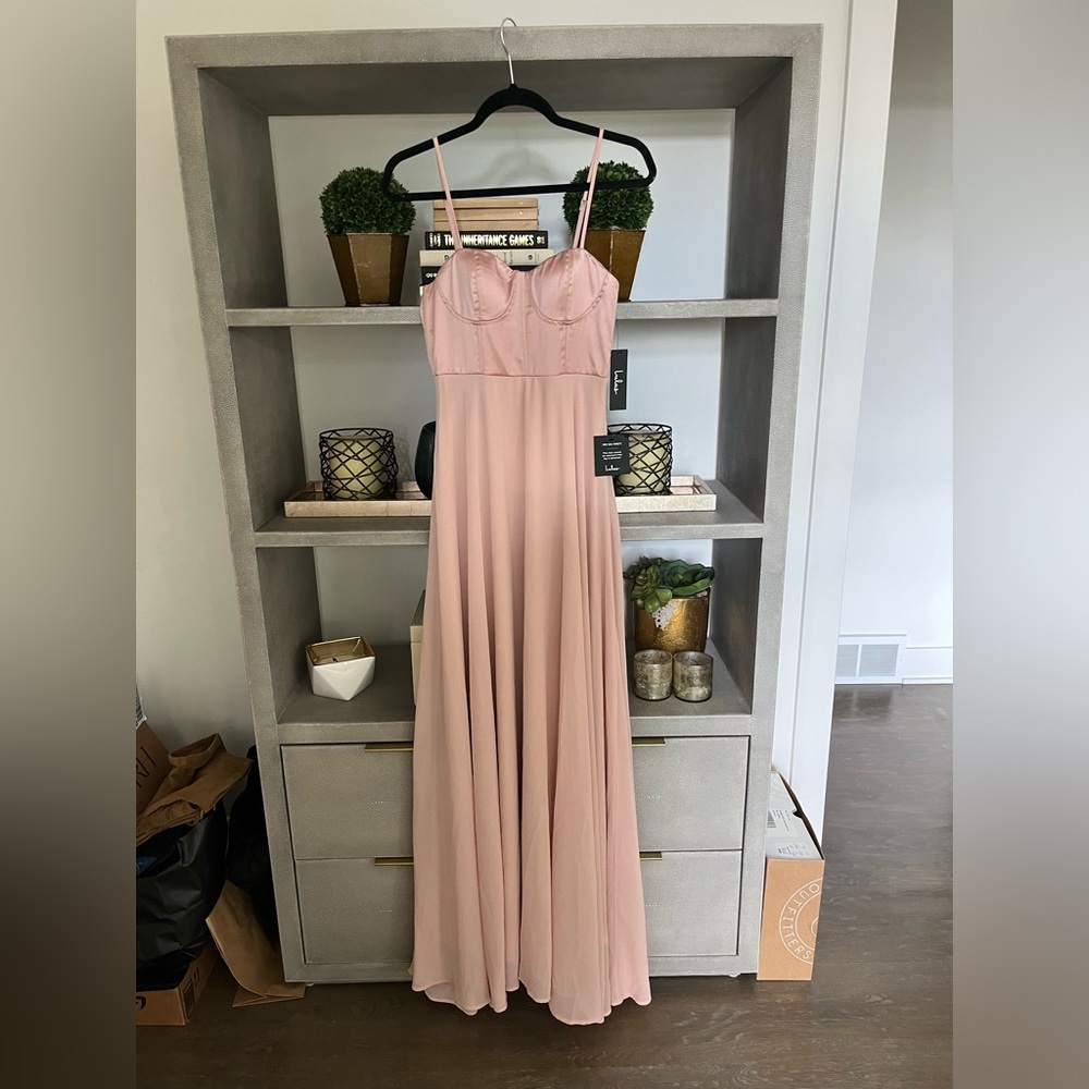 Never worn lulus blush dress